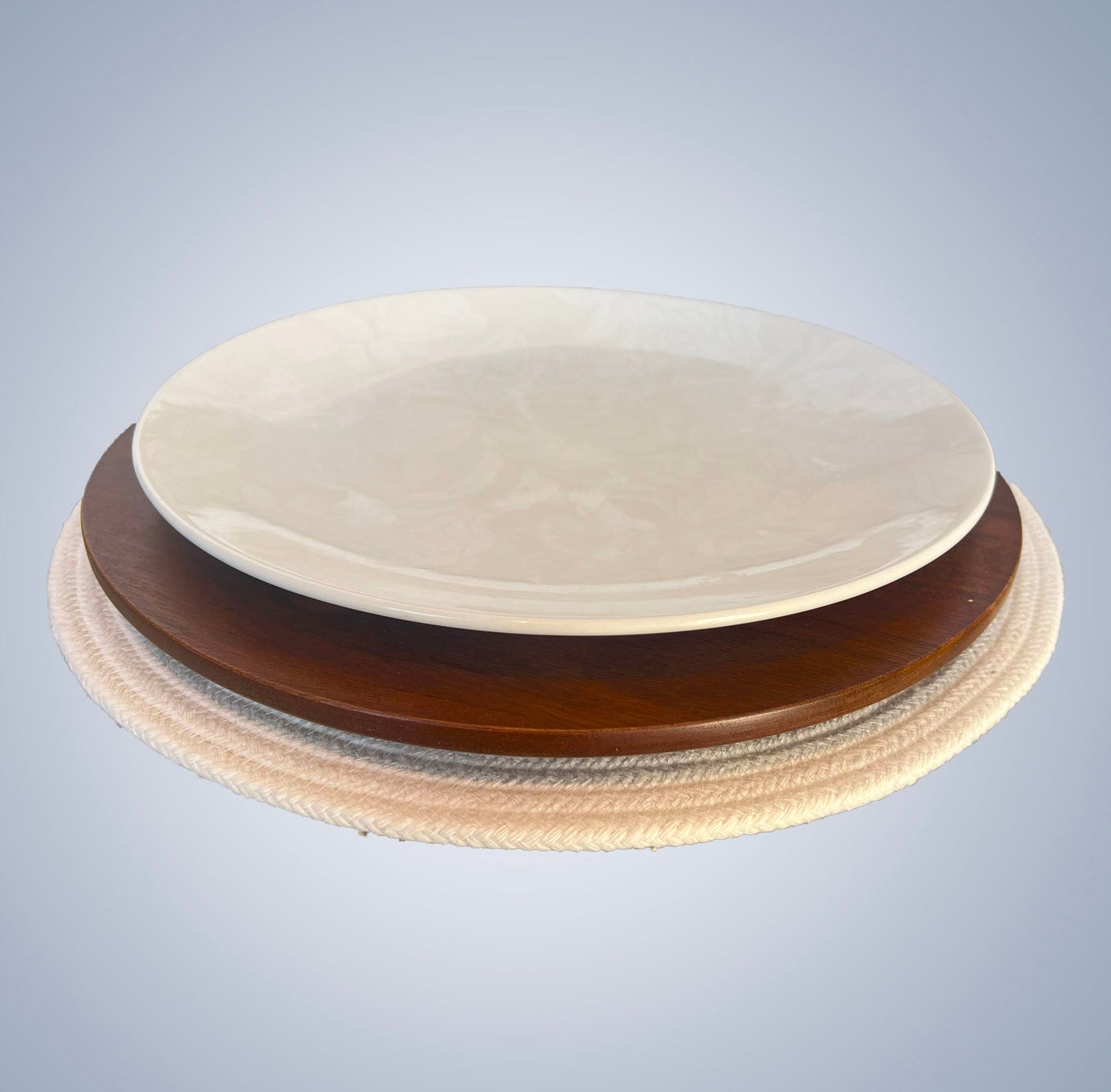 Sousplat en madera noble