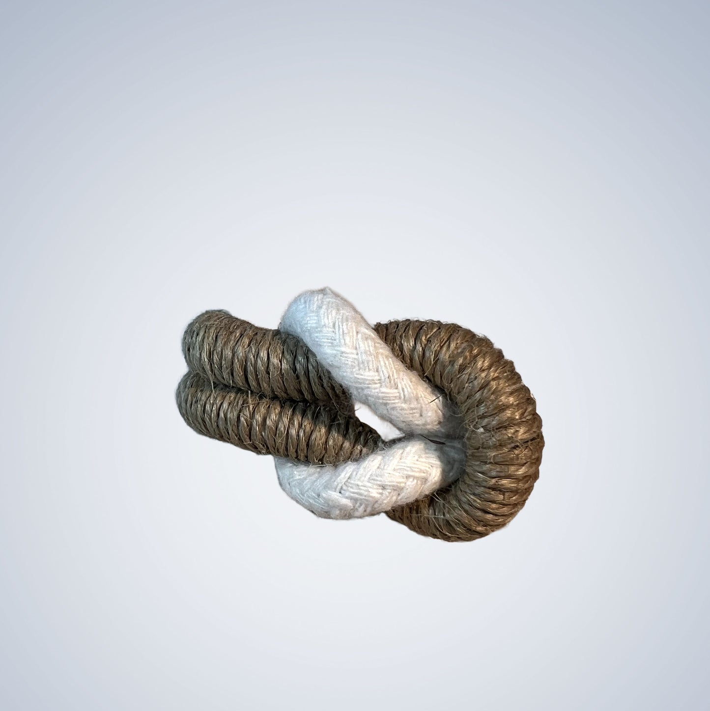 Cotton rope napkin holder