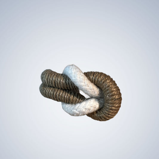 Cotton rope napkin holder