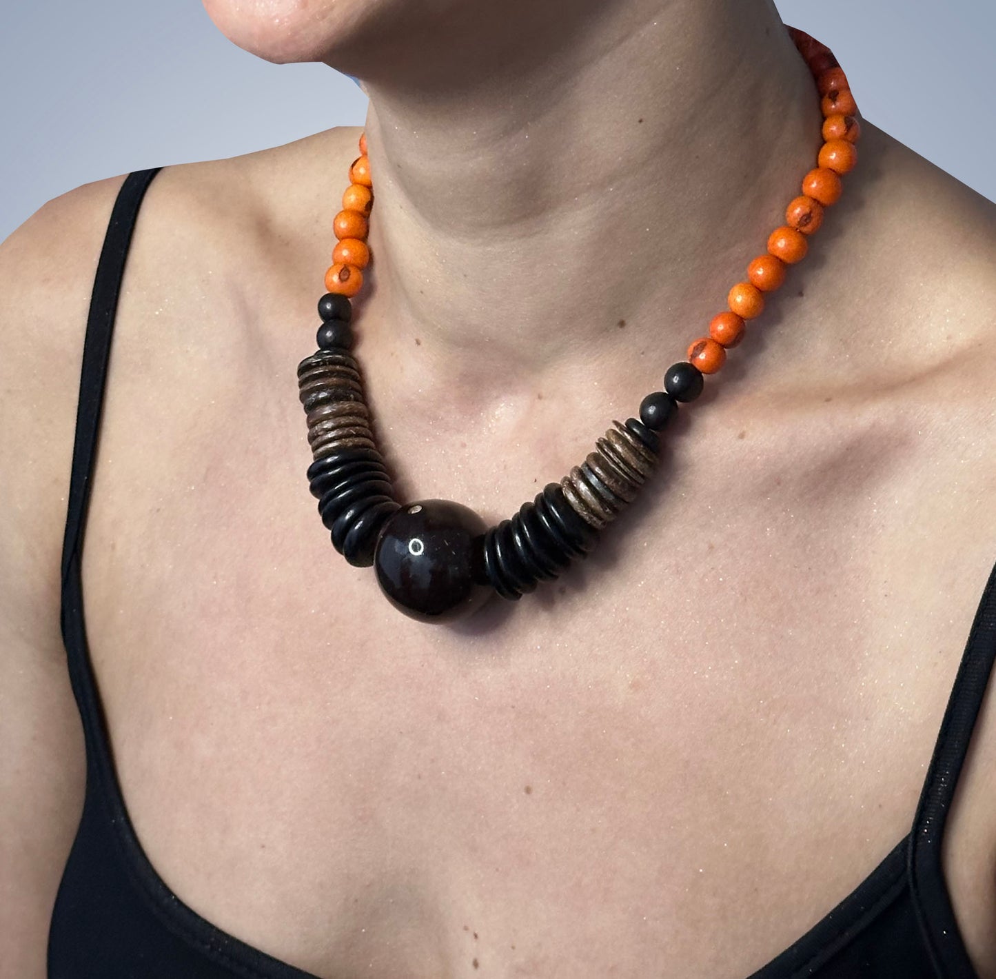 Collar - açaí y tucumã, 1 vuelta