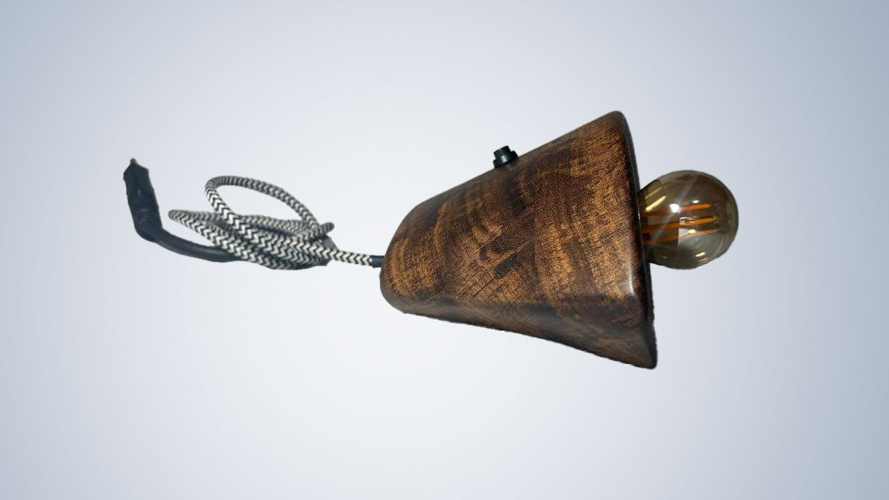 Mini Luminária "Luz dos Olhos" em Freijó