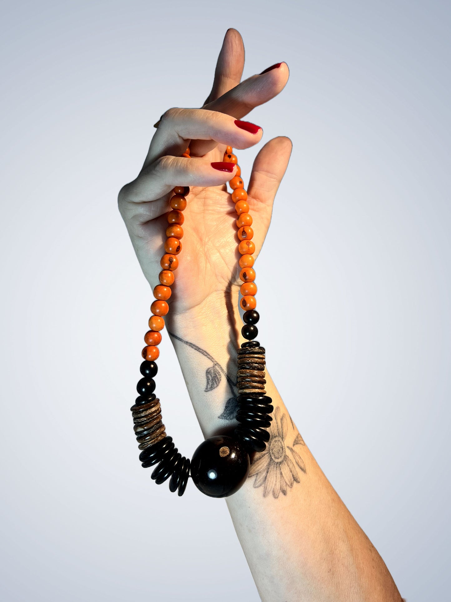 Collar - açaí y tucumã, 1 vuelta