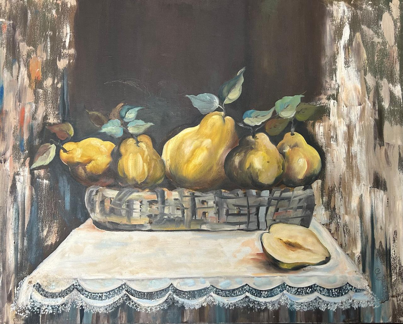 Harmony of Pears, painting - Erna Zandoná