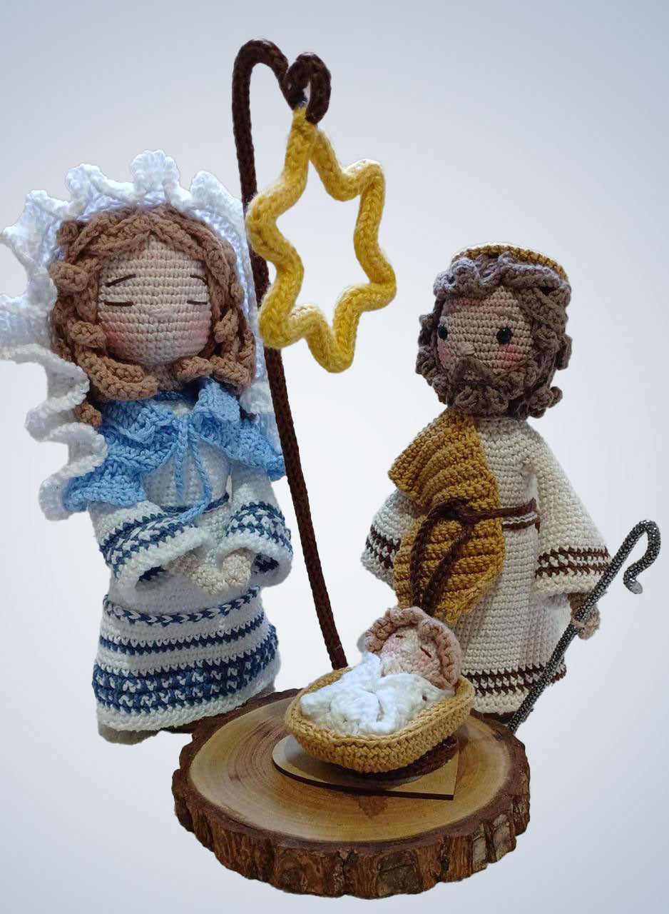 Amigurumi Nativity Scene - 3 pieces