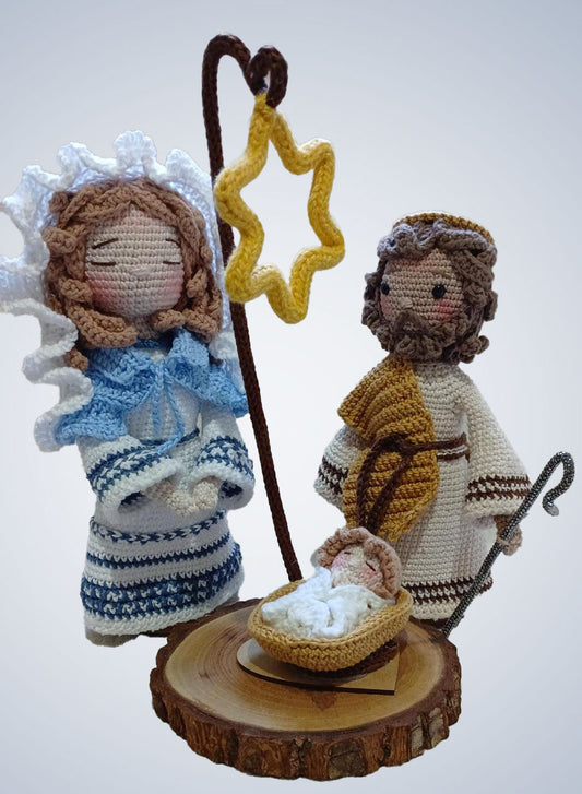Amigurumi Nativity Scene - 3 pieces