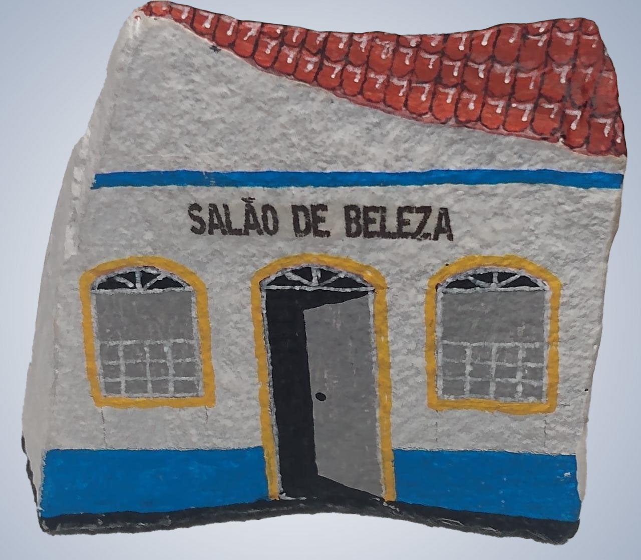 "Salão de Beleza" em petit pavê - Casarios Açorianos