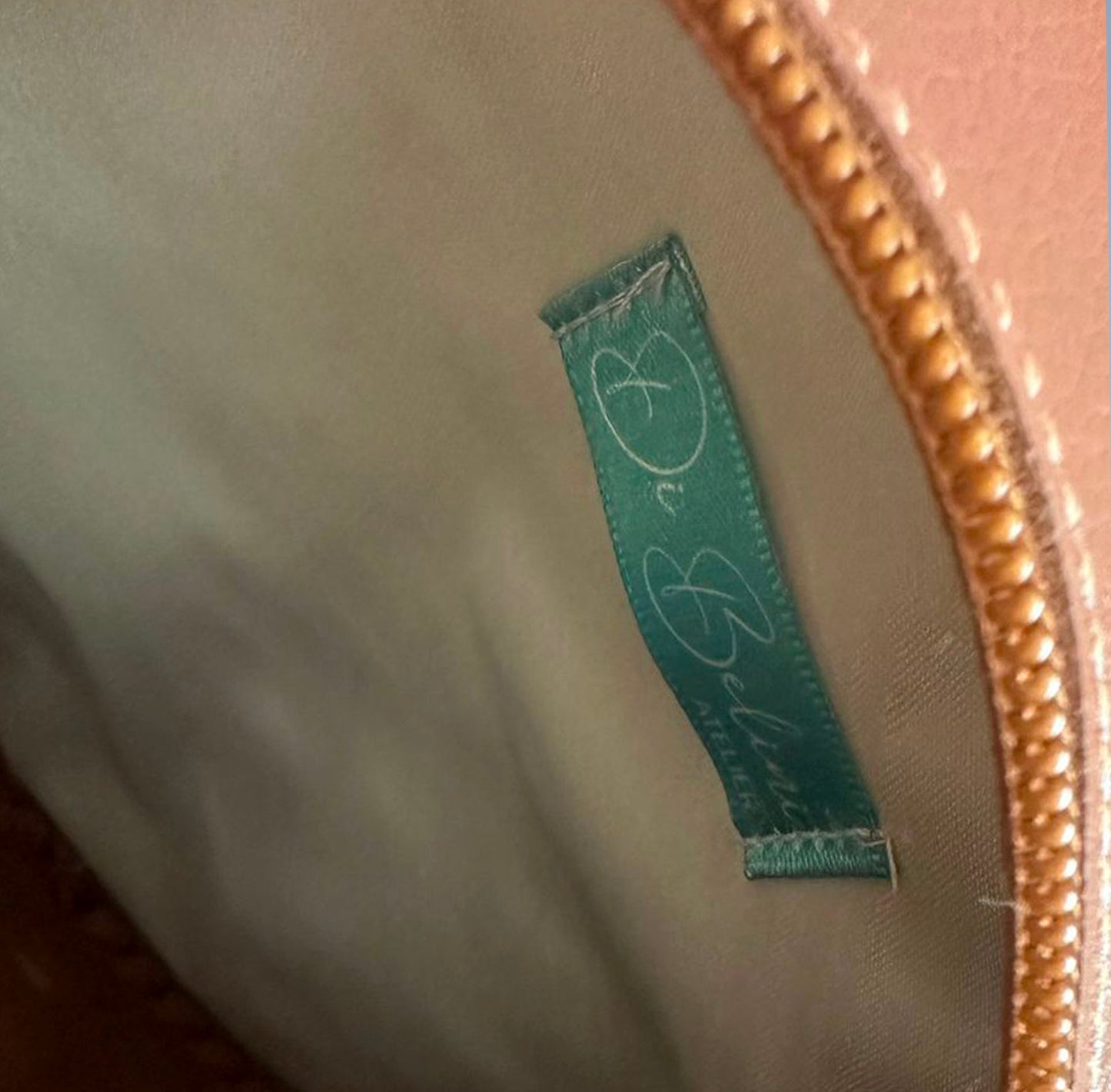 Bolsa redonda em crochê