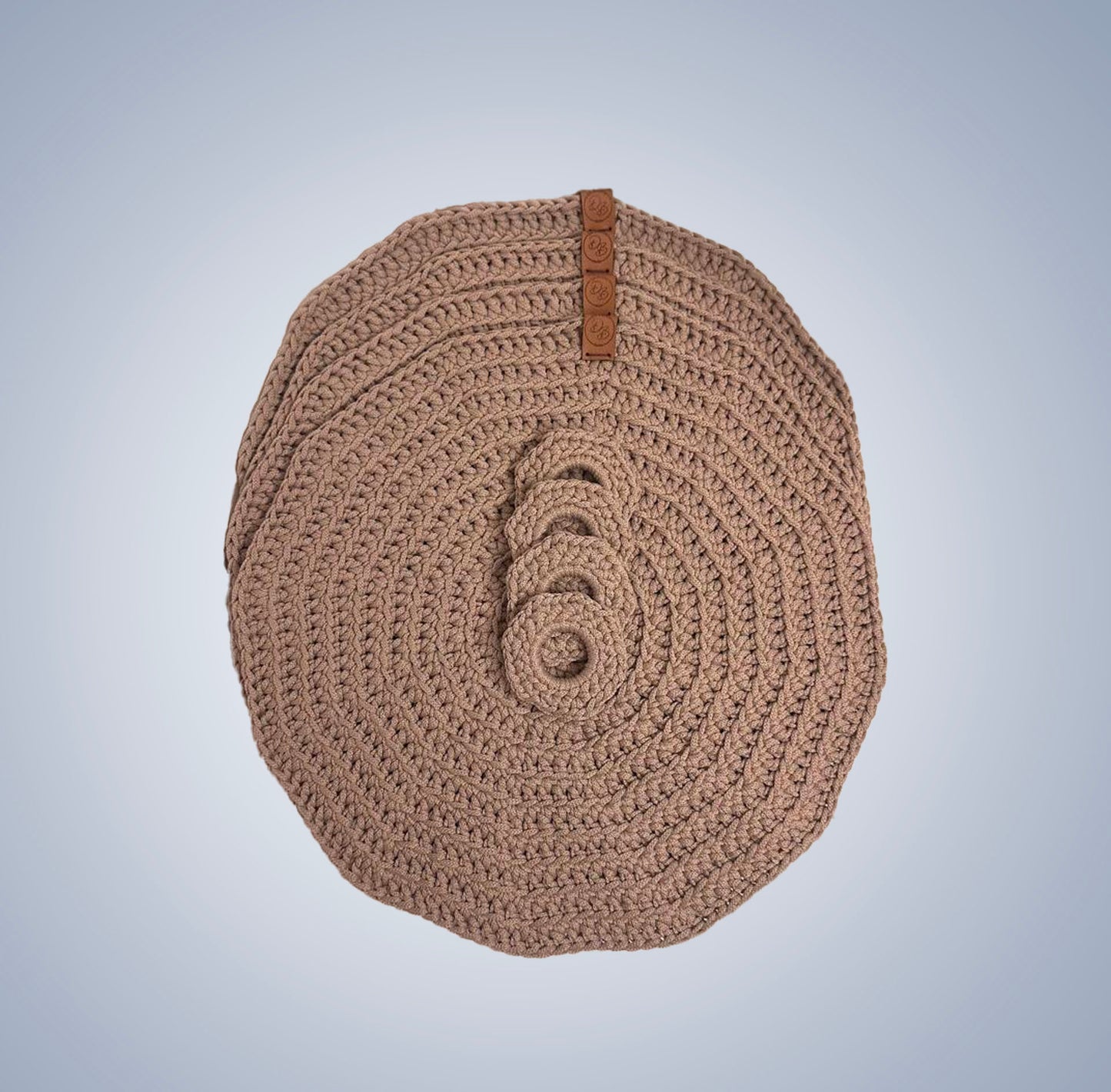 Conjunto de porta-guardanapo Hibisco - 4 peças