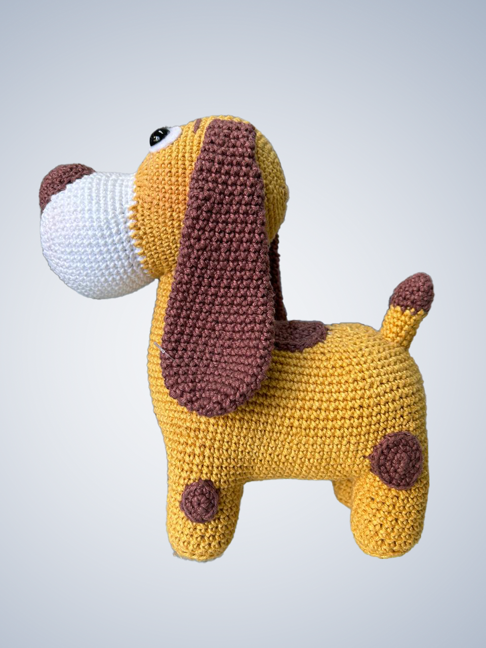 Cachorro em Amigurumi