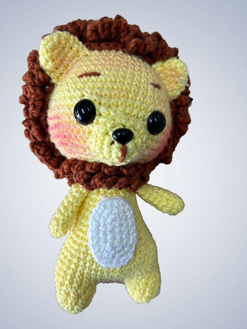 Leão em Amigurumi