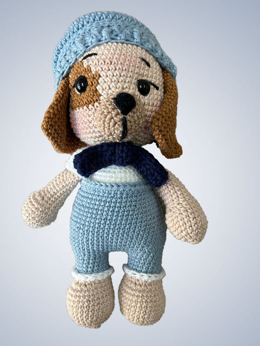 Cachorro em Amigurumi