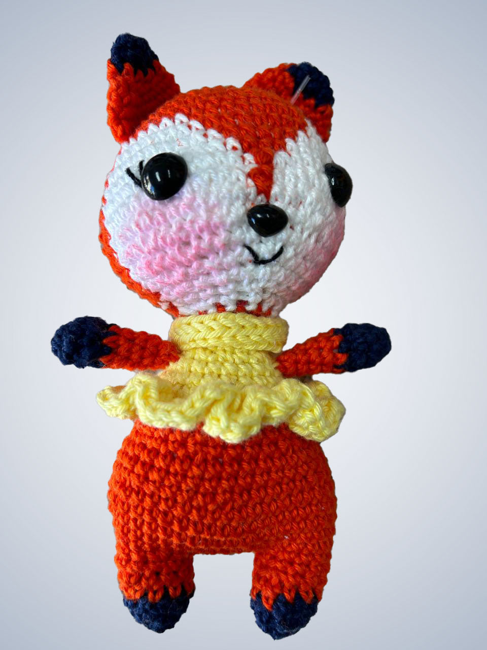 Raposa em Amigurumi