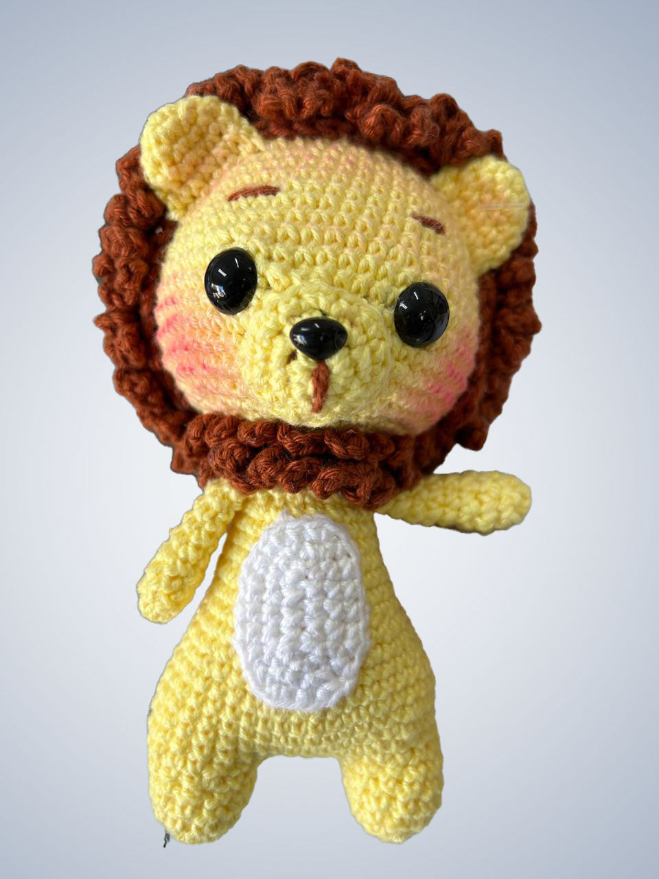 Leão em Amigurumi