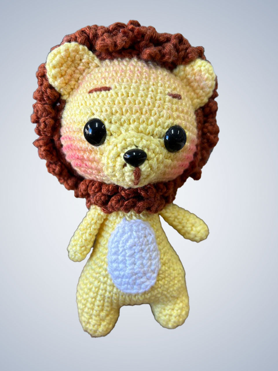 Leão em Amigurumi