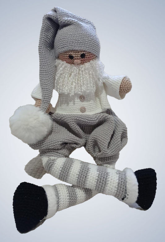 Papai Noel escandinavo em Amigurumi