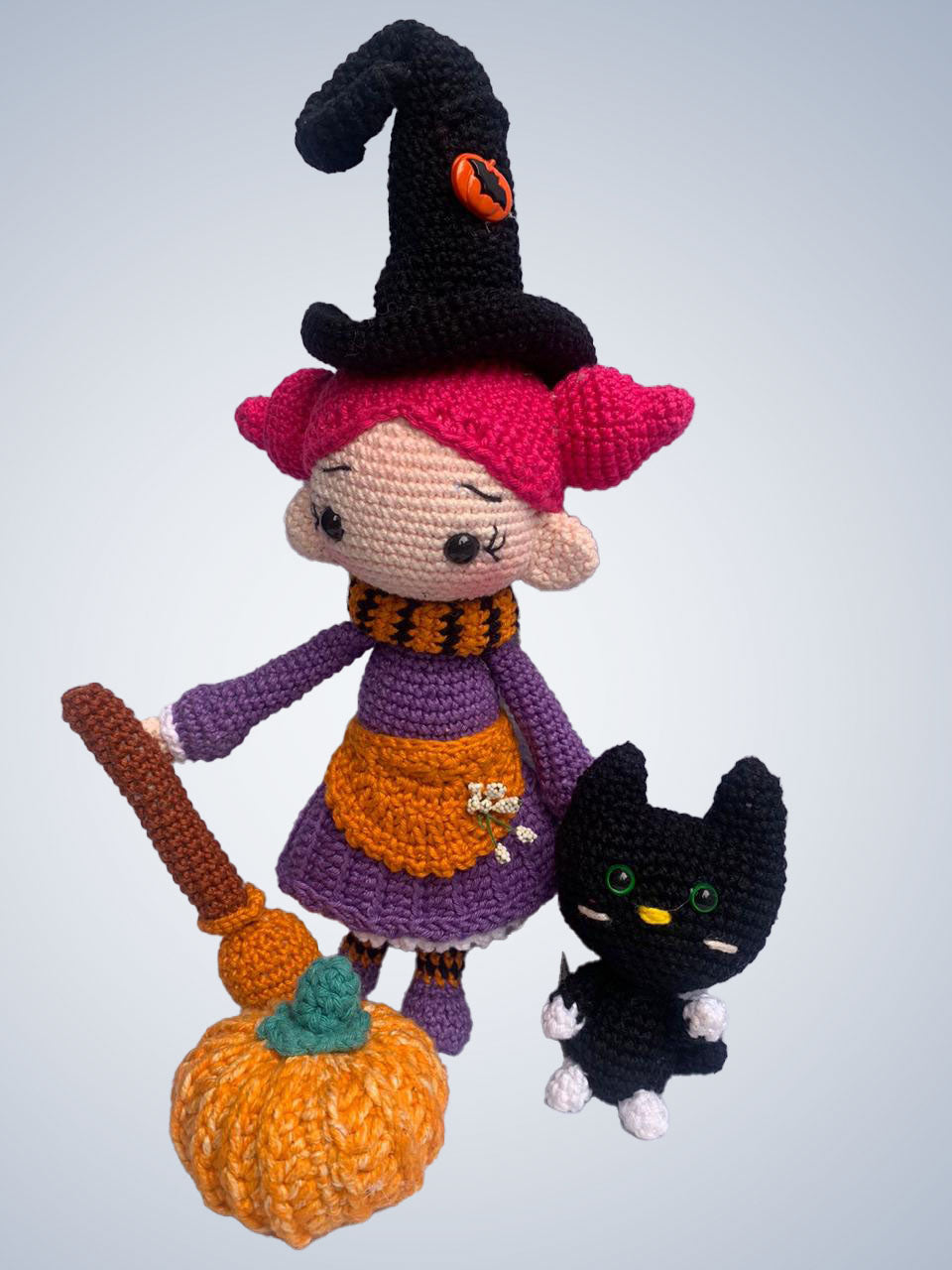 Conjunto Halloween em Amigurumi - 3 peças