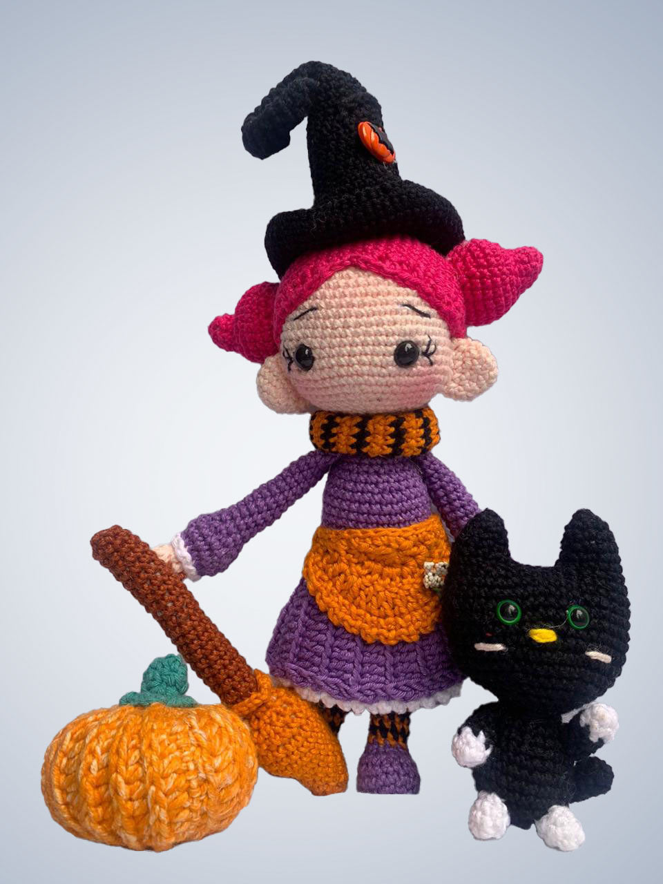 Conjunto Halloween em Amigurumi - 3 peças