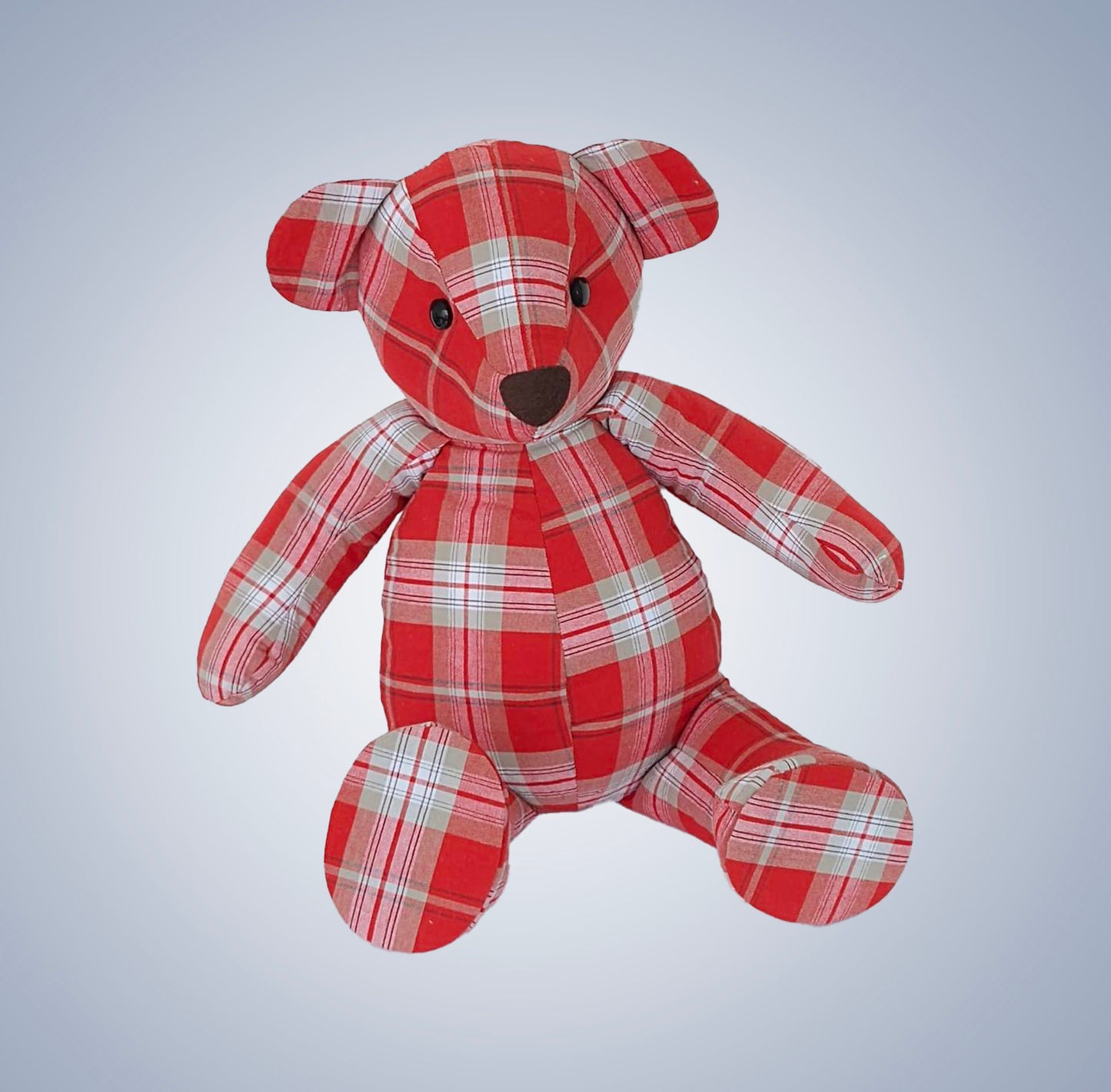 Boneco de Pano - Urso Vermelho