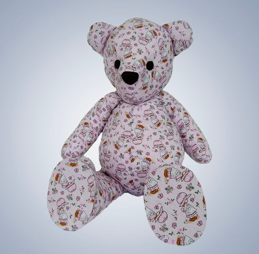 Boneco de Pano - Urso Big com estampa boneca